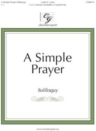 A Simple Prayer / Soliloquy Handbell sheet music cover Thumbnail